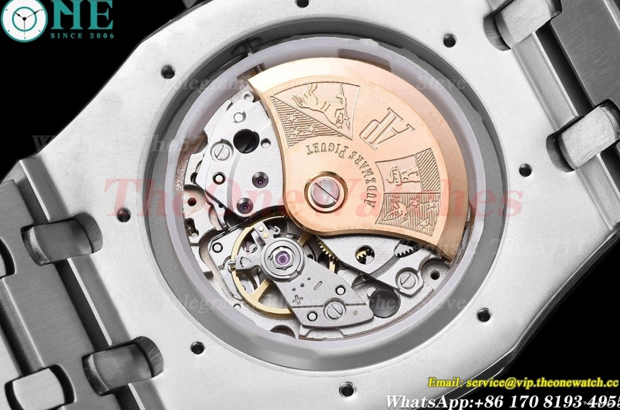 SS 41mm Dial GDF Royal Grey MY8215 15202 Oak SS 0121